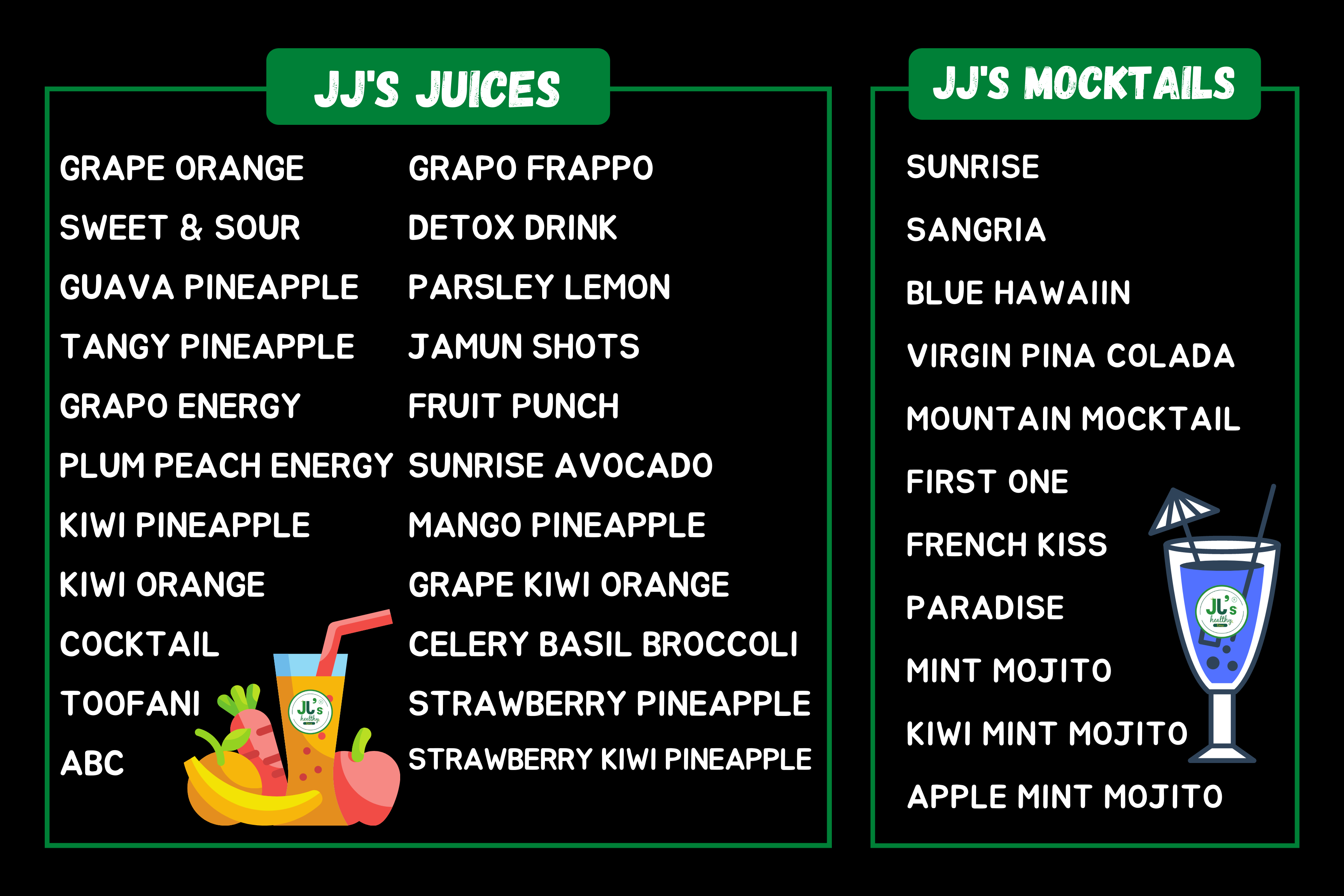 Juices & Mocktails