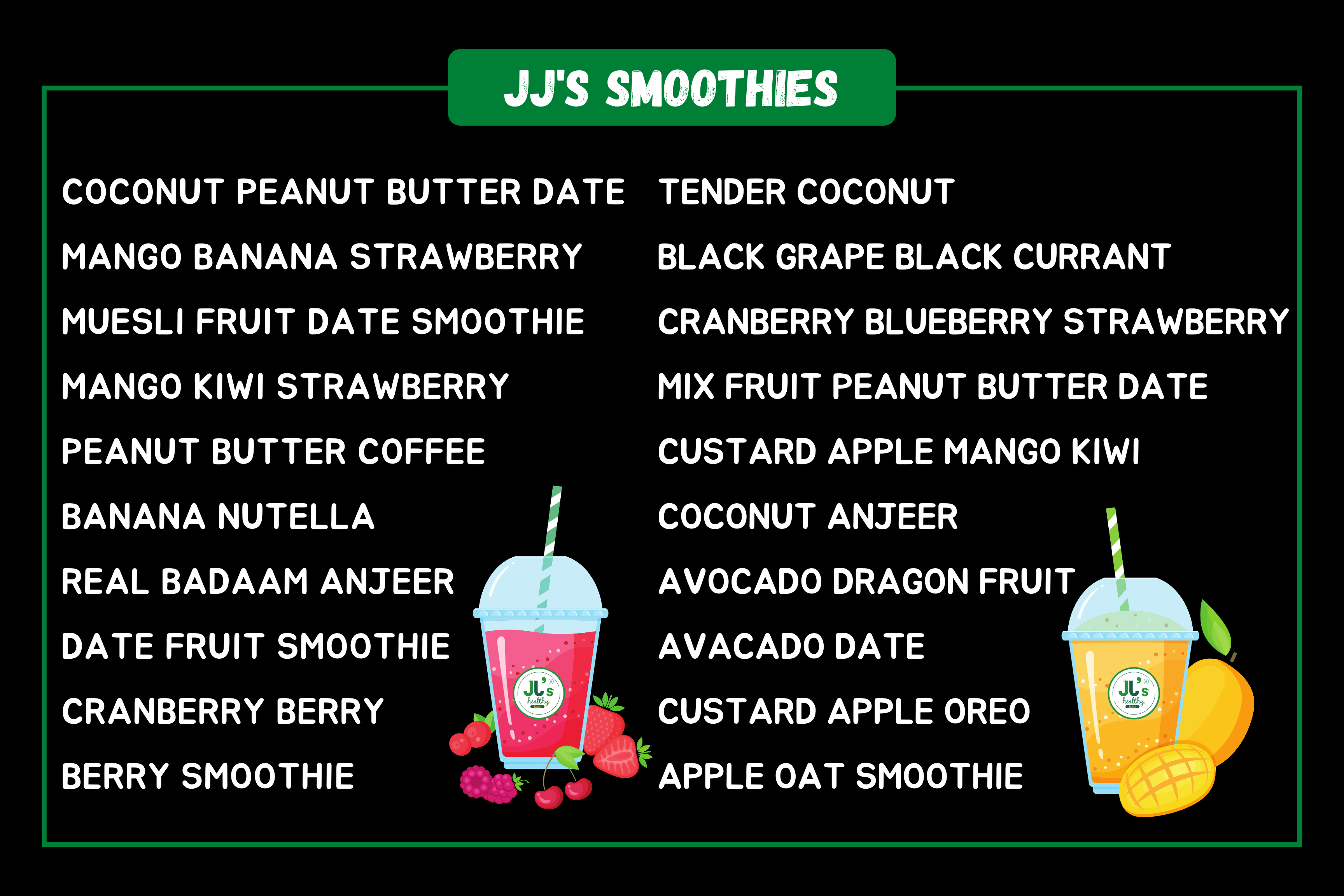 Our Special Smoothies